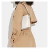 Coach DAKOTA 15 Solid Color Logo Logo Hardware Buckle Snap Cow Leather Bucket Bag Hand-held Shoulder Crossbody Bag Mini Women's White