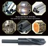 Reduced Shank Drill Bits HSS Twist Straight 1/2in Shank Drilling Tool 24.5mm Black