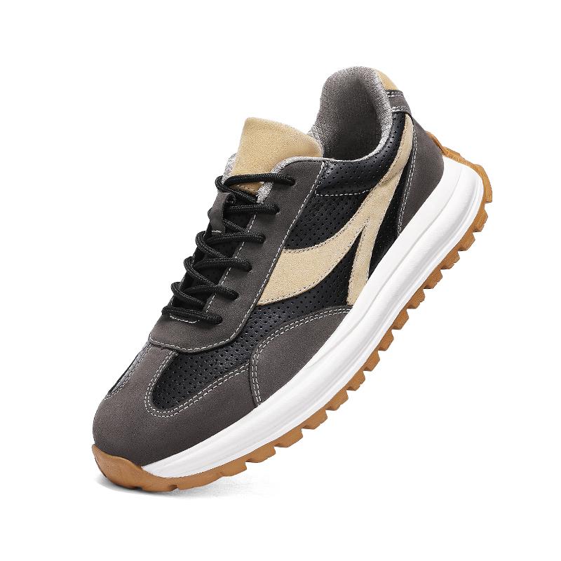 

Модные осенние новые мужские удобные кроссовки для ходьбы, сетчатый верх, дышащая мужская обувь для улицы, на шнуровке, мужские слипоны, мужская повседневная спортивная обувь 44 чёрный