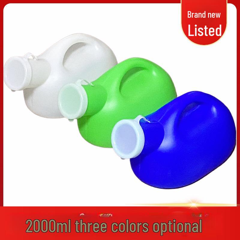 Men's Thickened Potty with Cover & Anti-Slip Ring - Odor-Free