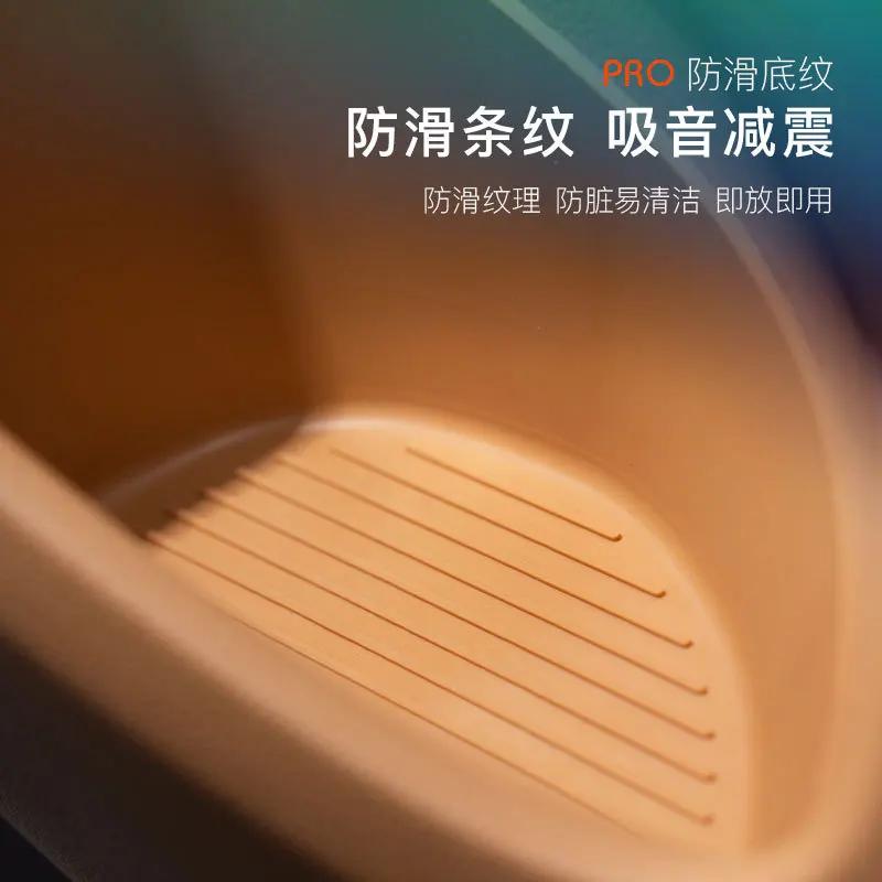 For VOYAH Dreamer 2025-2026 Dedicated Car Front Door Groove TPE Storage Box Organize Car Interior Modified Accessories
