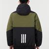 Adidas Colorblock Warm Hooded Down Jacket Men Outerwear Black GT6588