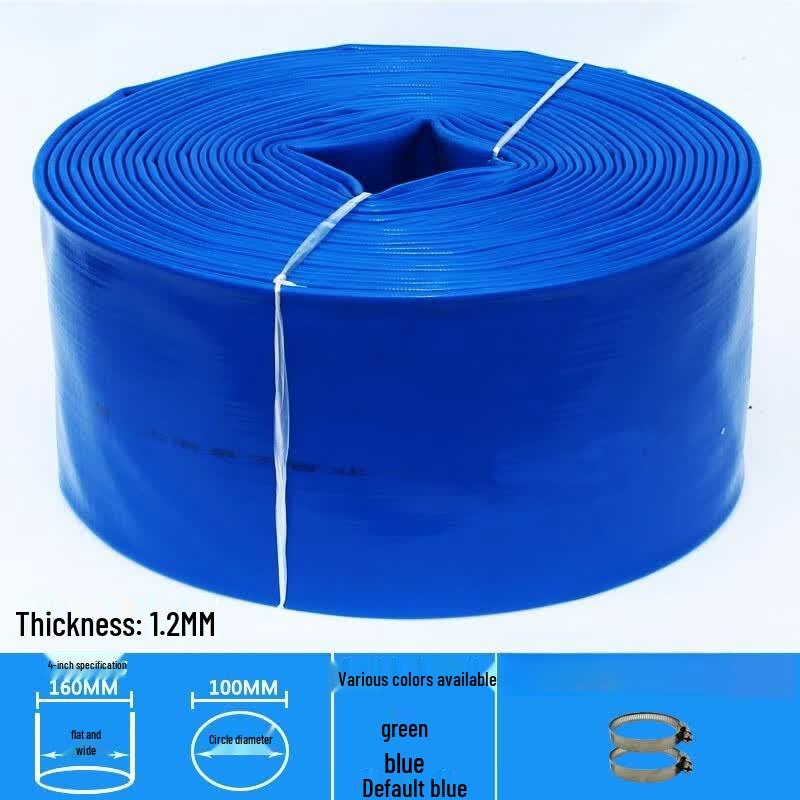 Высоконапорный водяной шланг XunJue для сельского хозяйства 4 inch x 20m
