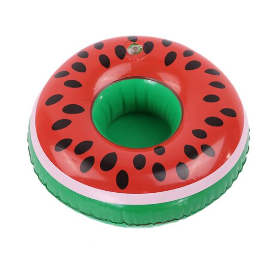 Lovely Pineapple Bird Inflatable Float Drink Can Cup Holder Swimming Party Props