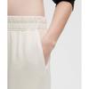 Lululemon Calça Becalm Mid Rise Wide Leg Light Ivory