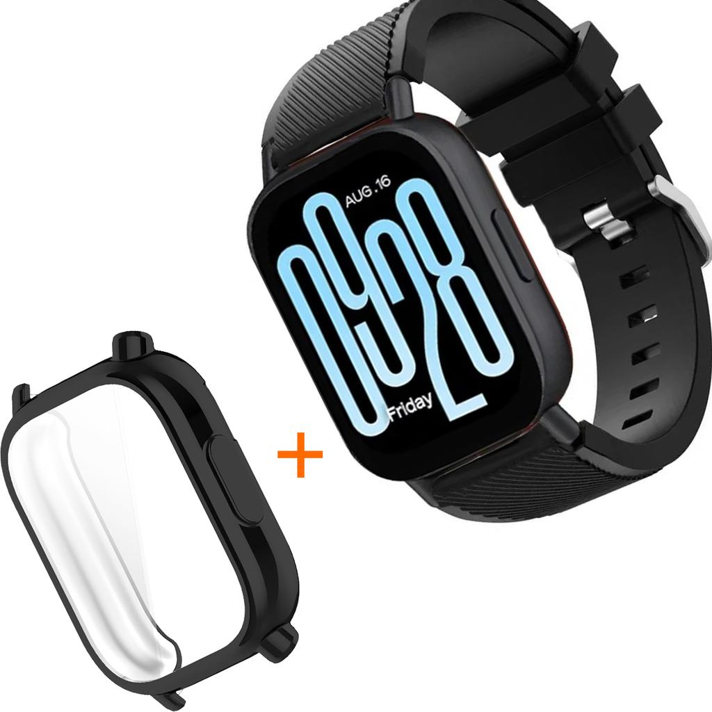 Silicone Strap With TPU Case For Xiaomi Redmi Watch 5 Active Lite Smart Watch Wrist Band And Case For Redmi Watch 5 Active Lite