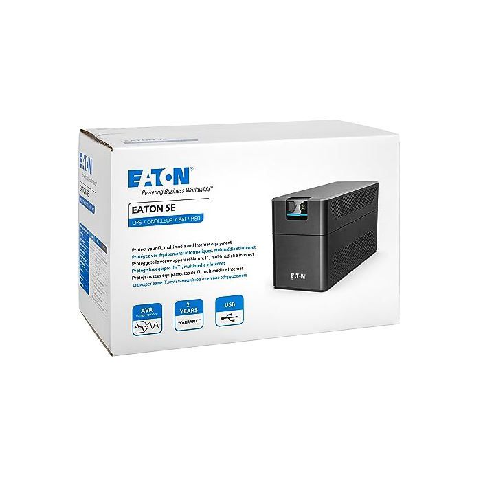 UPS - EATON - 5E Gen2 - 1200 VA - Protection Contre Les Blackouts - Régulation Automatique De La Tension