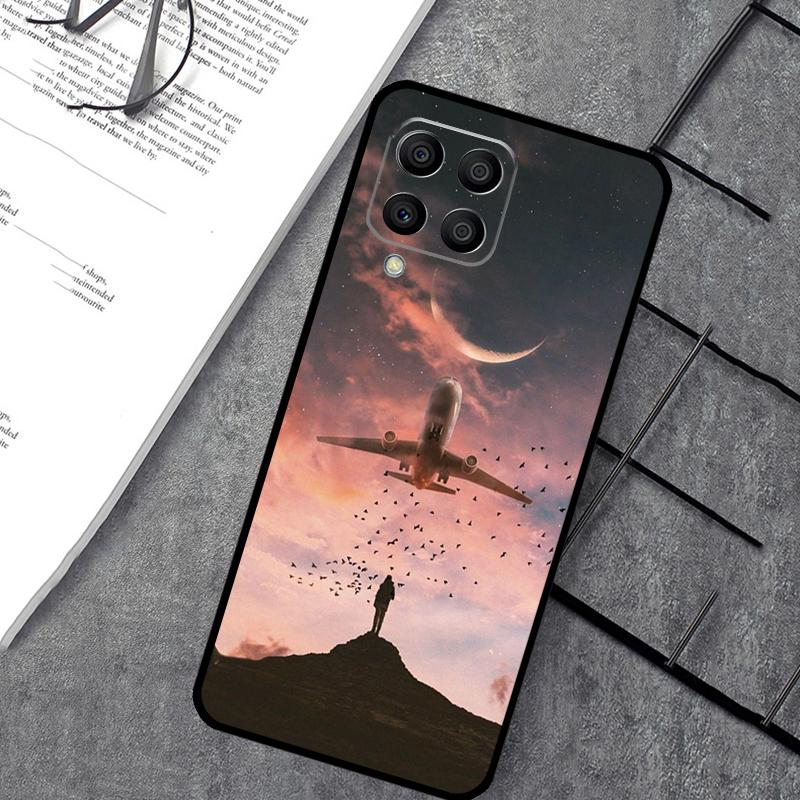 

Plane Fly Your Dreams Case For Samsung Galaxy M14 M12 M11 M13 M15 M06 M16 M36 M56 M31 M53 M32 M52 M35 M55 M34 M54 Samsung M53