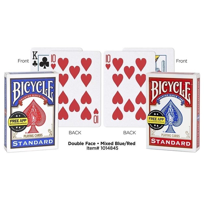 Sykkel Dobbeltsidige Tall Spillkort Gaff Deck Kortspill Magiske Triks