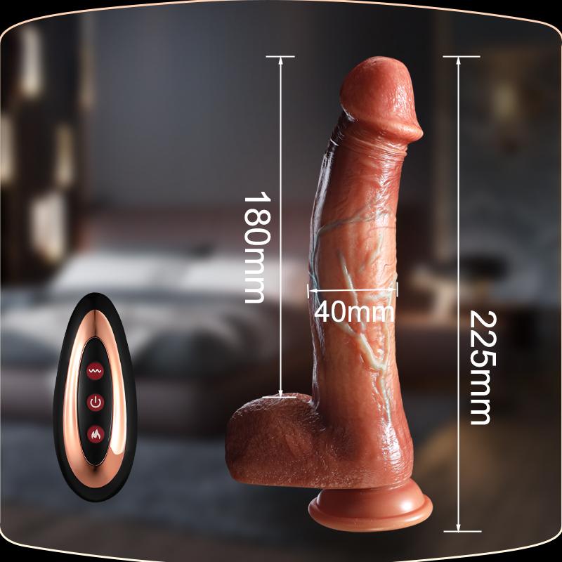 Bulging Veins Power Liquid Silicone Electric Phallus Simulation Dildo Adult Sex Products Female Cannon Machine Masturbation Machine Fun