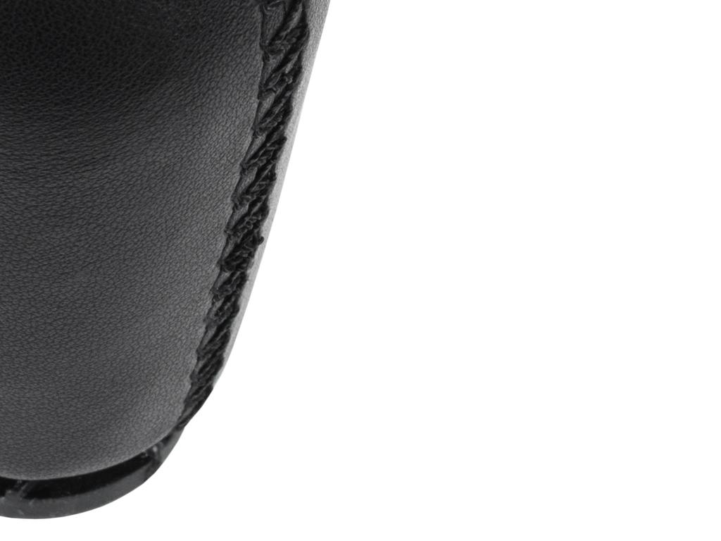 Renault Clio III 2005- 6-SPEED Gear Shift Knob BLACK LEATHER + CHROME