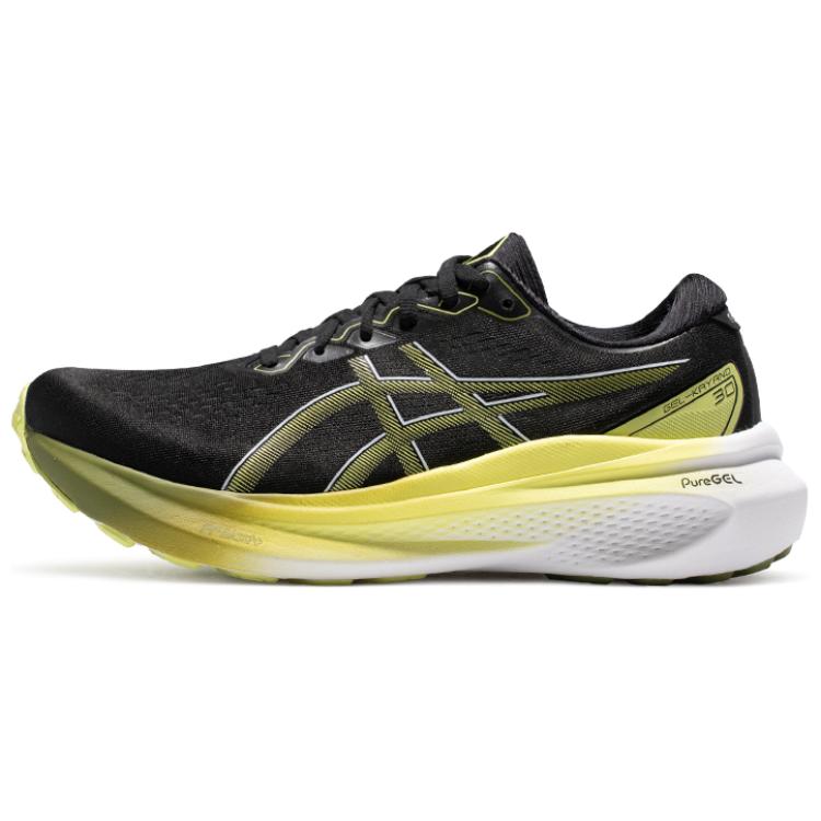 

Asics Gel-Kayano 30 Cushioned Wear-Resistant Breathable Low-Top Running Shoes Men s Black Yellow White Sneakers 1011B548-003 43.5