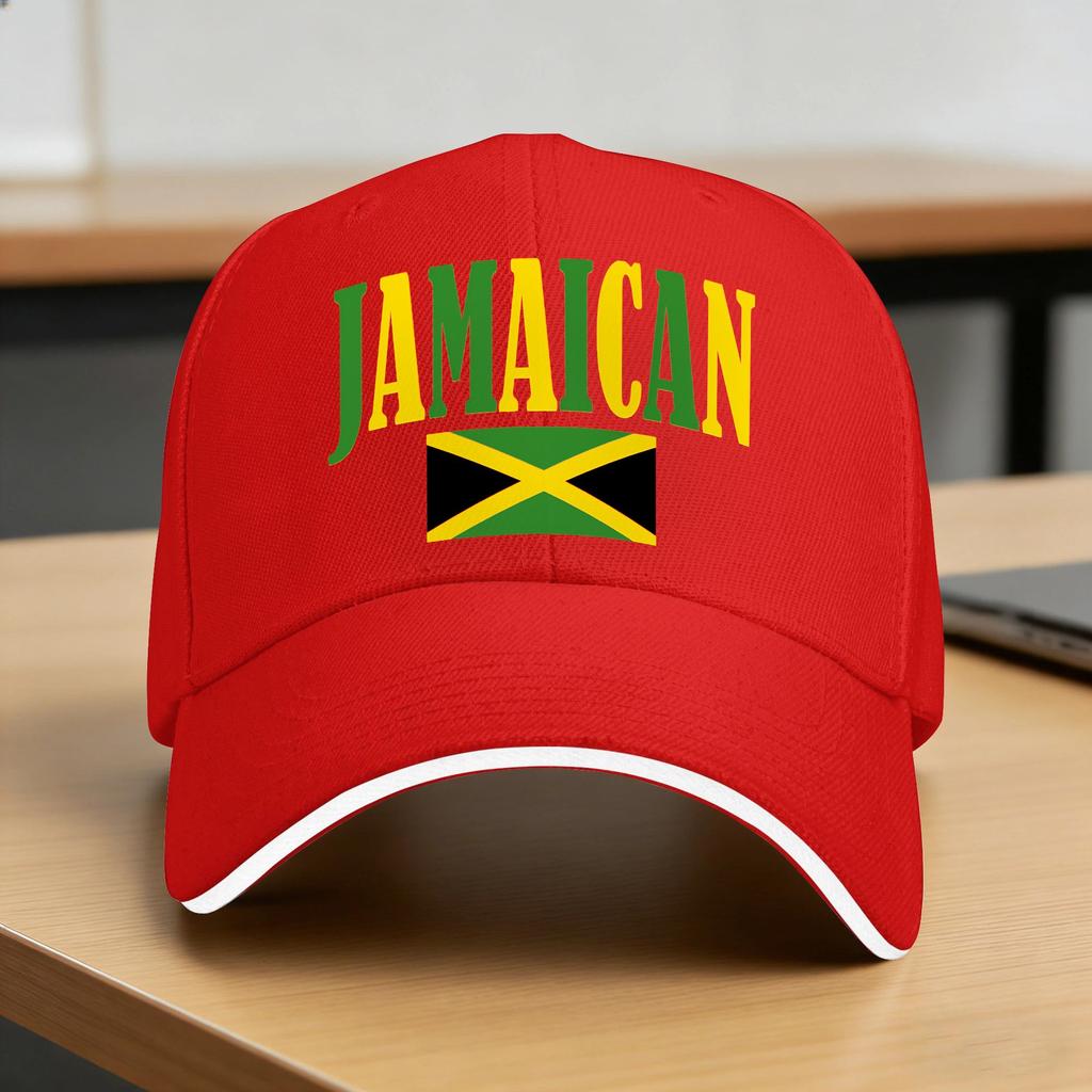 Jamaican Flag  Baseball Cap Jamaica Fitted Retro Hip Hop Hats Summer Unisex WoUnisex Outdoor Sport Baseball Caps
