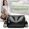 Chic Retro Minimalist Shoulder & Crossbody Bag: Stylish, Solid Color Handbag
