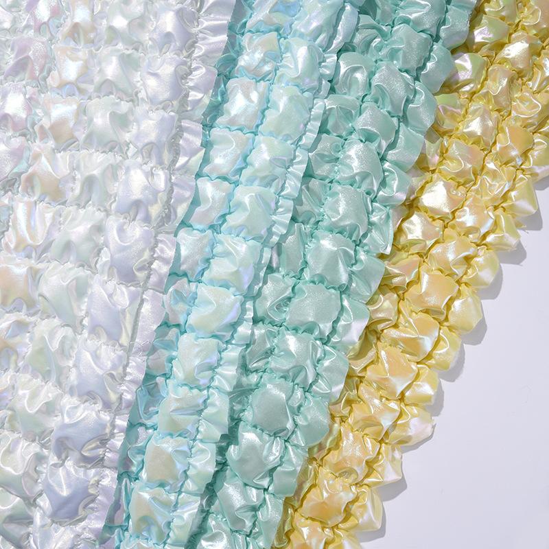 PU-Leder Gesteppte Baumwollstoffe Stretch Bestickt Halloween Weihnachten Stoff zum Nähen Daunenjacke Kleidung 95cm Breite