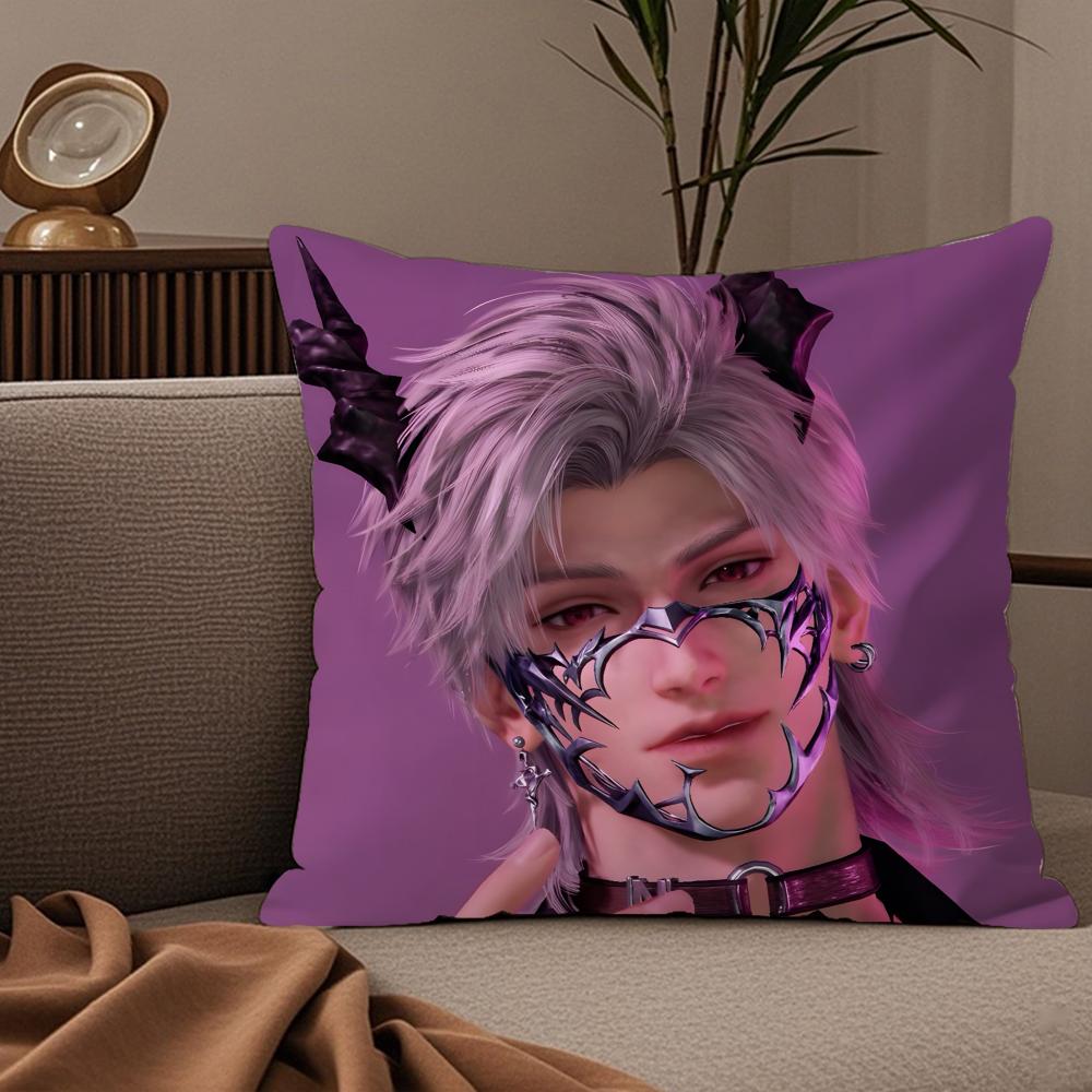 Game Love And Deepspace Sylus Pillow Case Silky Elegant Comfort Sofa Bed Invisible Zipper
