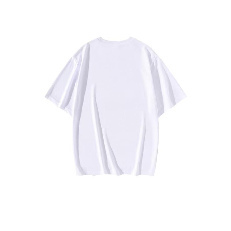 Rabbit Ear Skull Colorful Print T-Shirt Men'S Sports Casual Trendy Short Sleeves