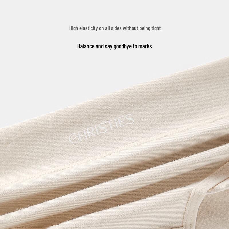 Christies Women's 10A Antibacterial Cotton Seamless Mid-Waist Underwear 3-Pack