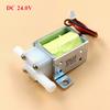 1pc 2-Position 2-Way Normally Closed Mini Electric Solenoid Valve DC6V-12V/24V for Water/Air On/Off Flow Control