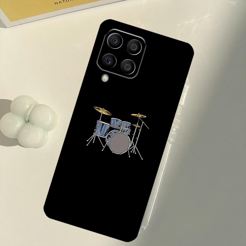 Musical Instrument Drum For Samsung Galaxy M16 M06 M12 M55 M15 M35 M14 M34 M54 M11 M21 M31 M13 M33 M53 M32 M52 Case