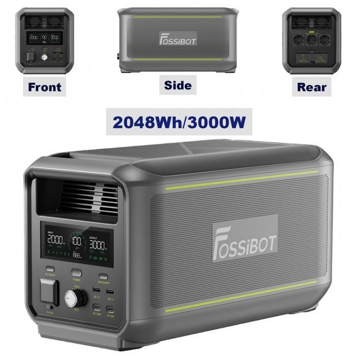 2048Wh LiFePO4 Portable Power Station FOSSiBOT