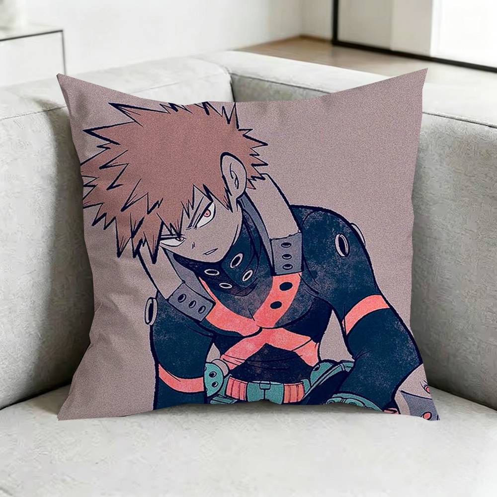 My Hero AAcademia Square DoubleSided printed Pillow Case Bedroom Bedside Pillow Sofa Cushion Cover Gift