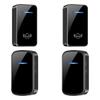 Ultra-Long Range Wireless Doorbell with Two Transmitters, Receiver, Music, Remote Control & Call Button, US/EU Plug. Perfect for Home & Elderly Use.