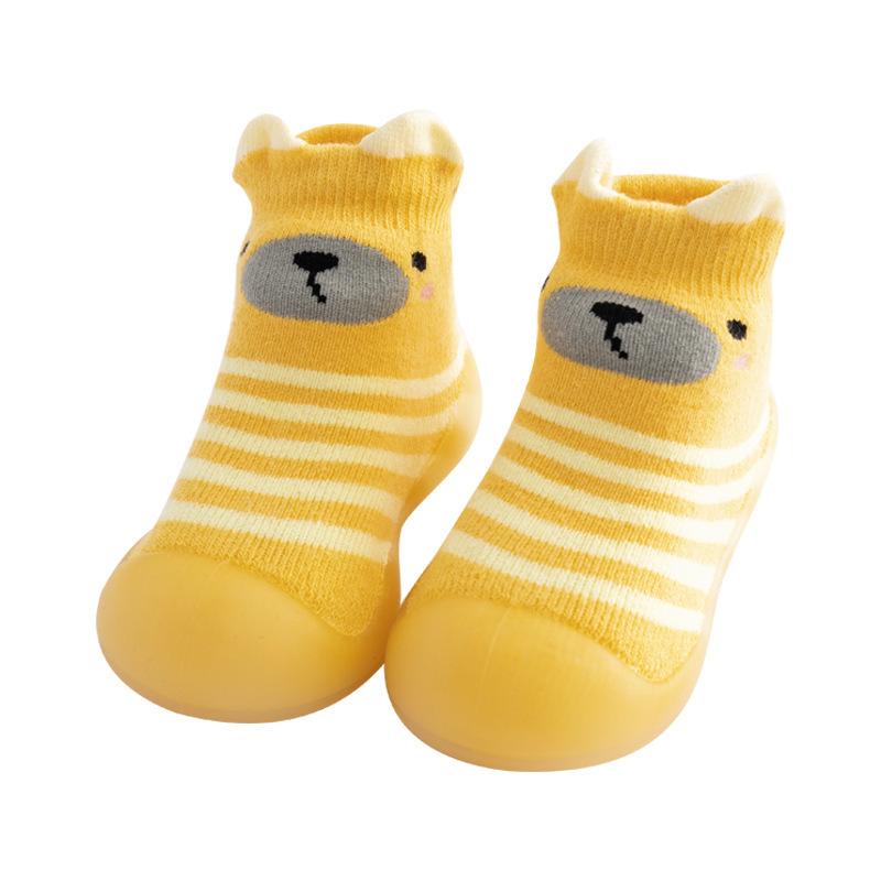 Girls and Boys' Shoes, Socks, Soft-bottomed Flat Shoes, Indoor Anti-slip Shoes, Cartoon Style