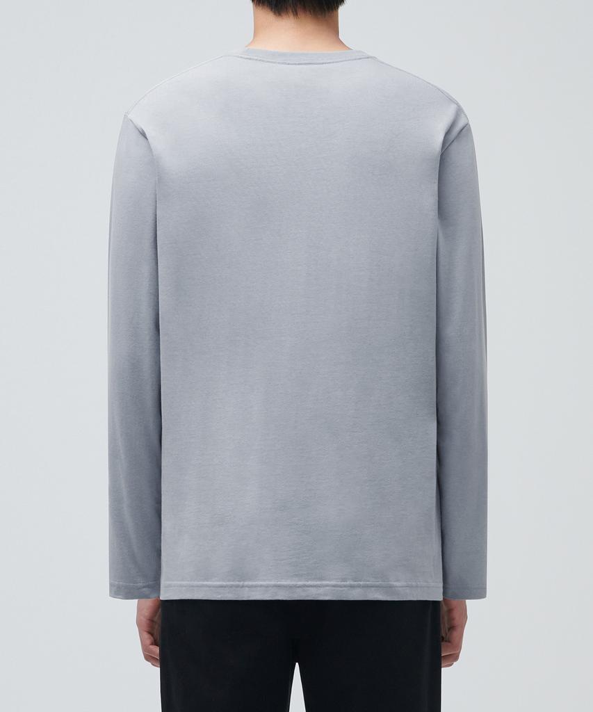 MUSINSA STANDARD Basic Long Sleeve T-Shirt [Cool Grey]