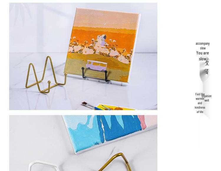 Simplistic Nordic Style Metal Photo & Certificate Frame Stand