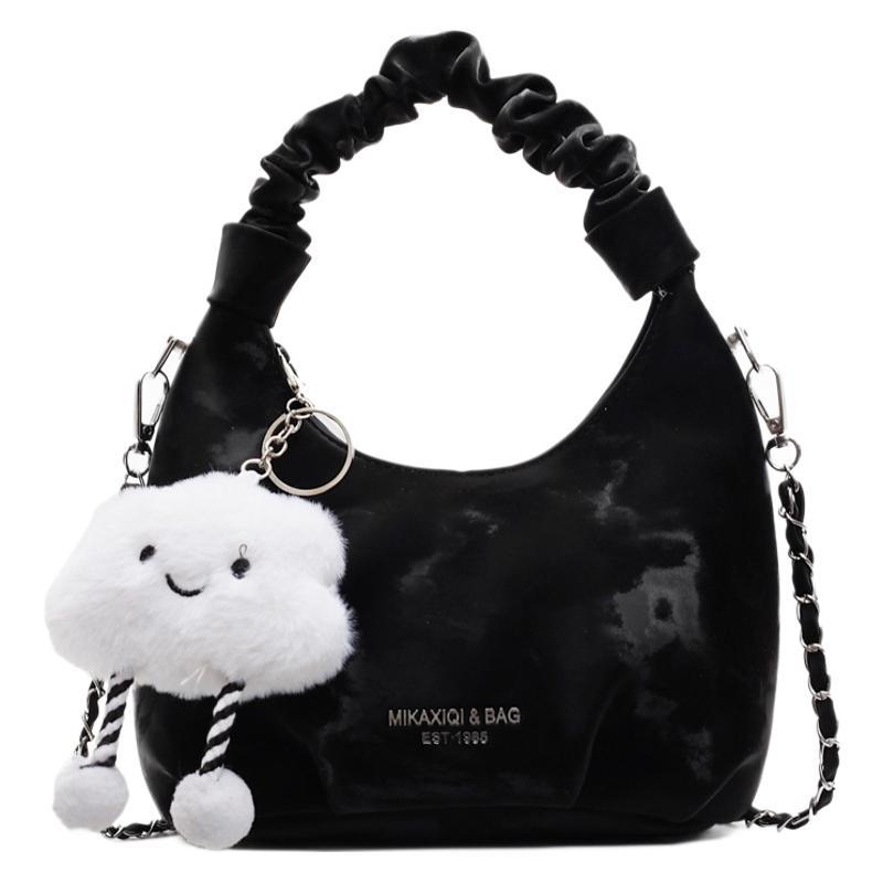 This year's popular exquisite small bag lady 2025 new super fire hand carry cloud bag versatile shoulder messenger bag