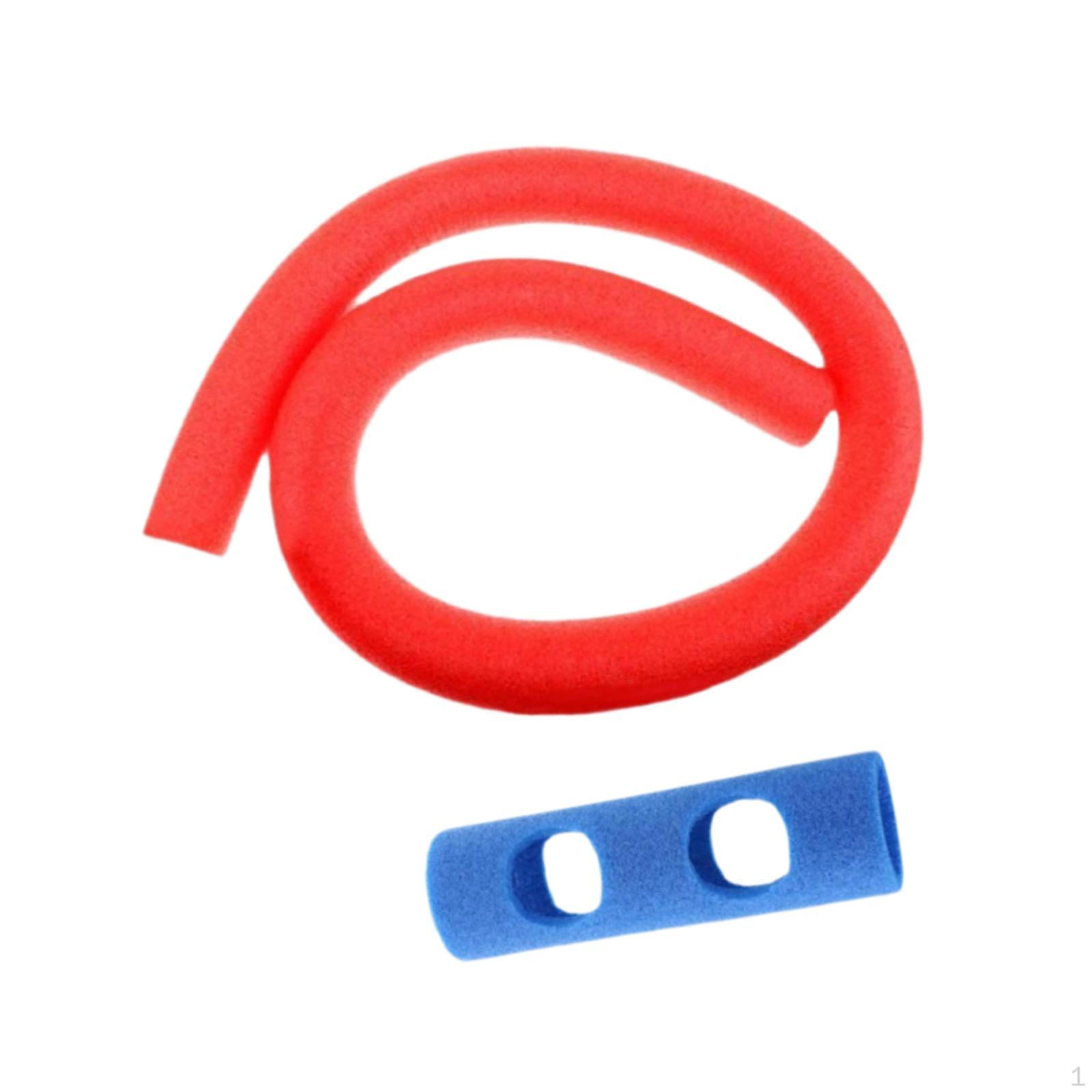 

Connector-Equipped Pool Noodle for Swimming, Versatile Water Accessory Red Blue