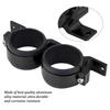 Aluminum Alloy 60mm Car Fuel Pump Mounting Bracket Dual Filter Clamp Cradle Black