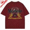 Mexiko Cerveceria Modelo T-Shirt Oktoberfest Bier Klassischer Retro-Stil Streetwear Bedruckte Grafik-T-Shirts Unisex Bier Cerveza Tee