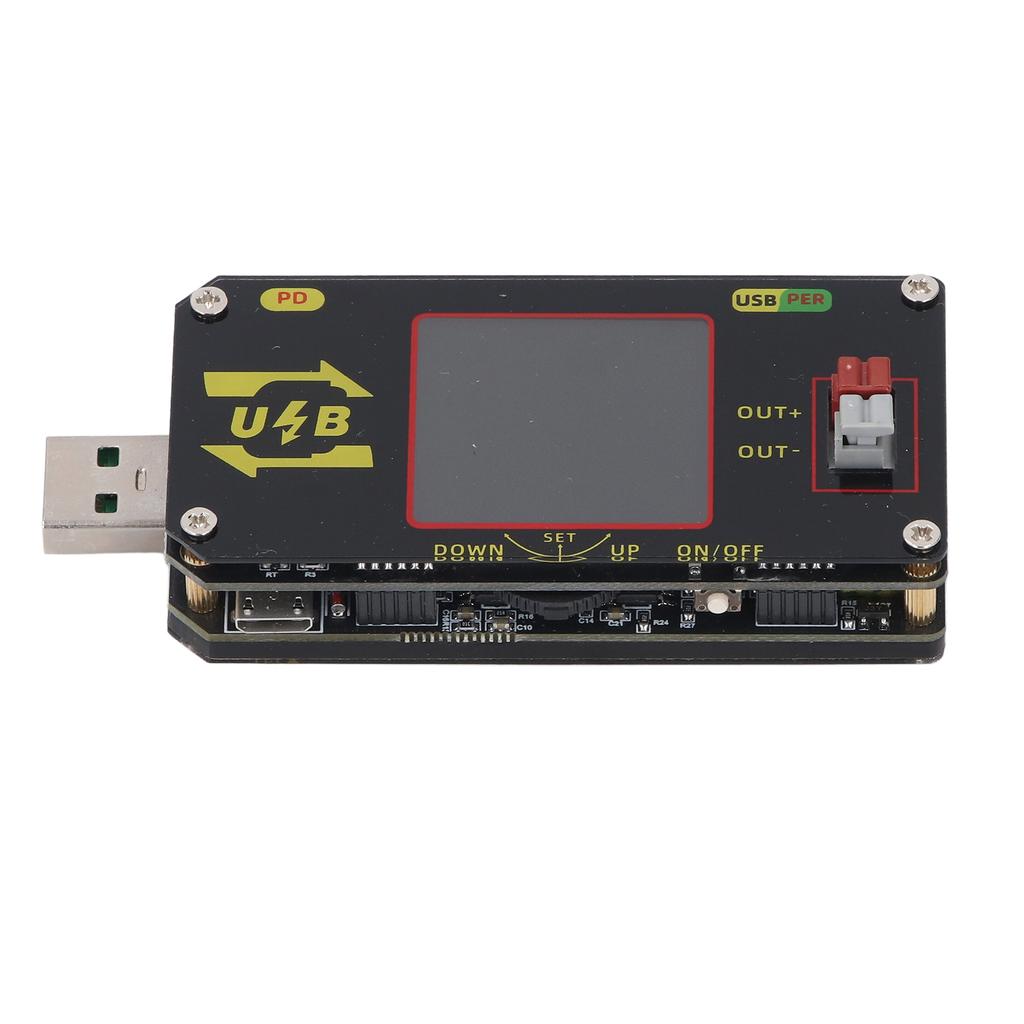 USB Tester 1.44 Inch LCD Screen USB3.0 Interface Voltage and Current Meter Fast Charging Protocol Capacity Tester