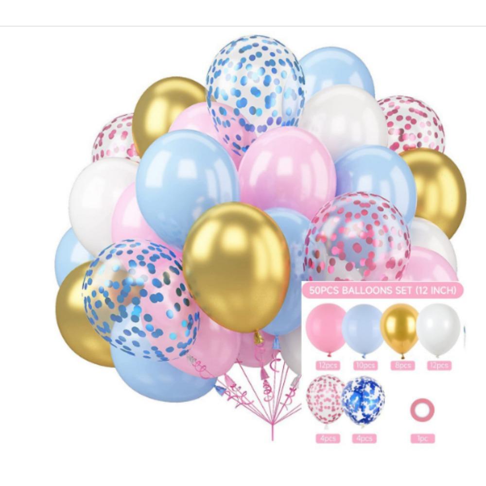 50 шт. ярко-розовых латексных шаров, набор розовых шаров, для девочек, женщин, детского душа, принцессы, свадьбы, дня рождения, вечеринки, украшения 12inch