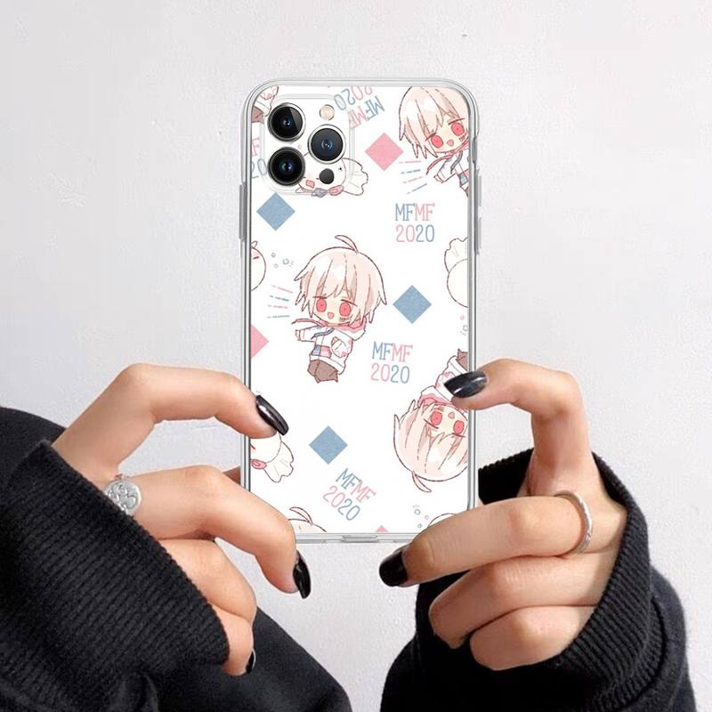 Anime Mafumafu Phone Case For iPhone 13 14 Pro Max XS XR 12 11 Pro 13 Mini 6 7 8 Plus Clear Back Cover Capa
