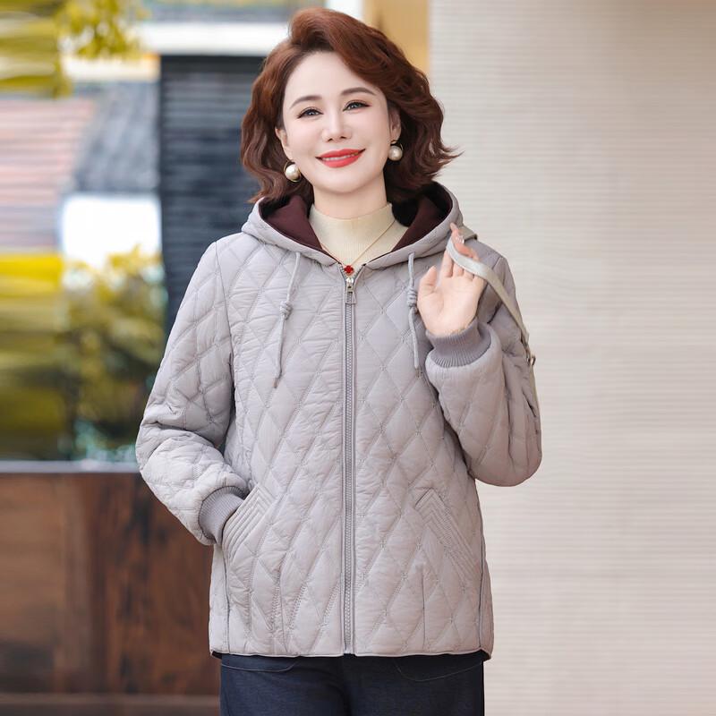 Yalu Women's Winter Fleece-Lined Hooded Padded Short Jacket