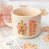 50pcs Capybara Cartoon Stickers Adorable Brown Capybara Self-Adhesive Decals Luggage Phones Mugs and Cars Scrapbooking Stickers