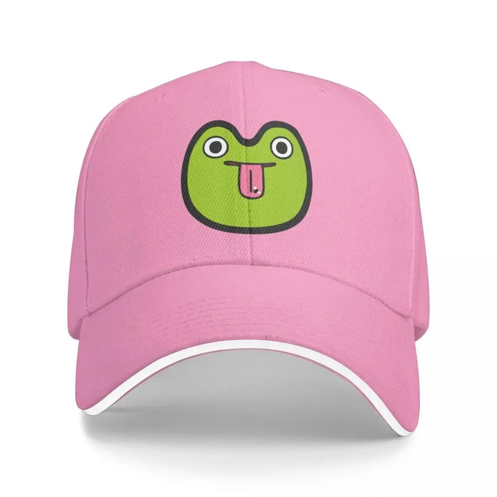 Happy Frog Pattern on Yellow Baseball Cap Horse Hat New In The Hat Fishing cap Luxury Brand Elegant Women's Hats Men's