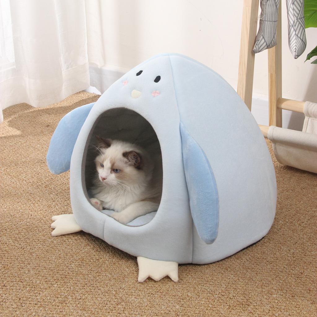 Cartoon Warm Pet House Puppy Bed for Dogs Animals Cat Kitten Nest Cave Bed