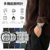 Hearkent Pedometer Waterproof Watch with Step Distance EL Digital LCD Display with Alarm Classic Retro Perfect for Men Built-in Time, Count, Travel,