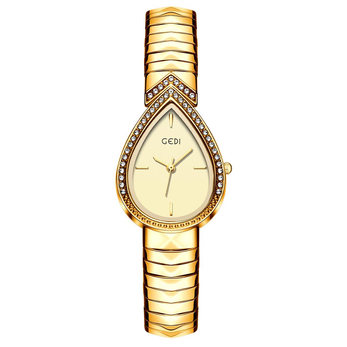 Watch Snakehead Water Drop Diamond Exquisite Fashion Women S Watch Light Luxury Niche Women S Quartz Watch Bracelet