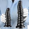 Spissstørrelse Overdimensjonert analplugg Sugekopp Bakre Anal Anal Erotica Daisy Voksenprodukter