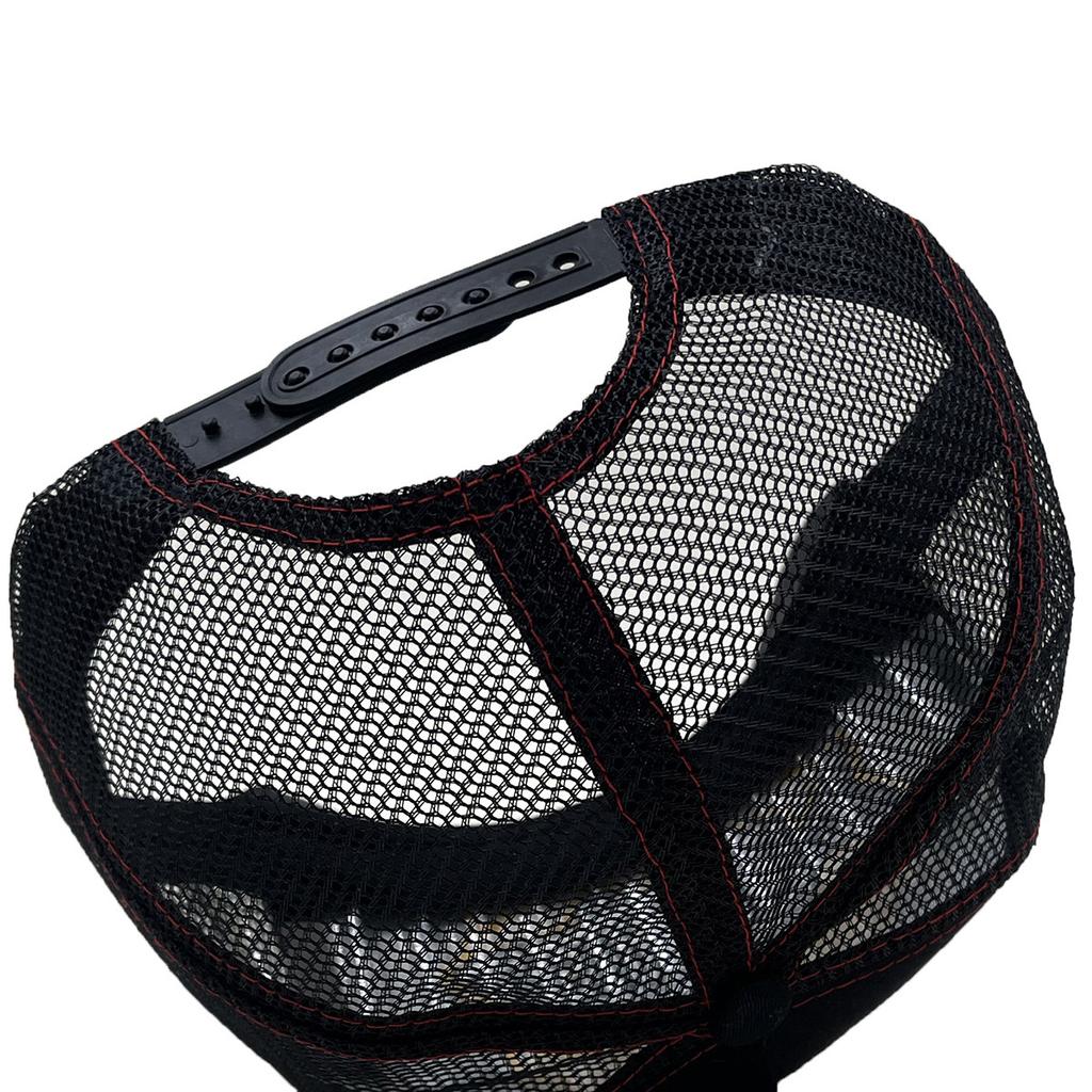 Motorcycle Embroidery Contrasting Sun Hat Male And Female Couple Mesh Truck Driver Hat Shade Baseball Cap