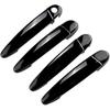 Car Door Handle, Gloss Black Car Exterior Door Handle Covers Trims Compatible for BMW 1 3 Series E87 E90 E91 E92 E93 F30 X1 X2 X3 X4 X6 Auto