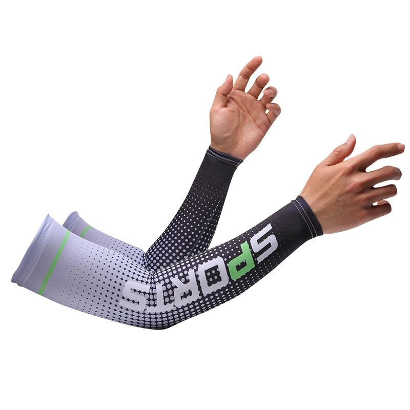 Men s Cycling Arm Sleeves: Ice Silk, Sun Protection, Breathable Summer Headband & Mask One Size
