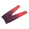 Women Hip Lifting Pants Red Purple Gradient Color L Size High Waisted Leggings for Female