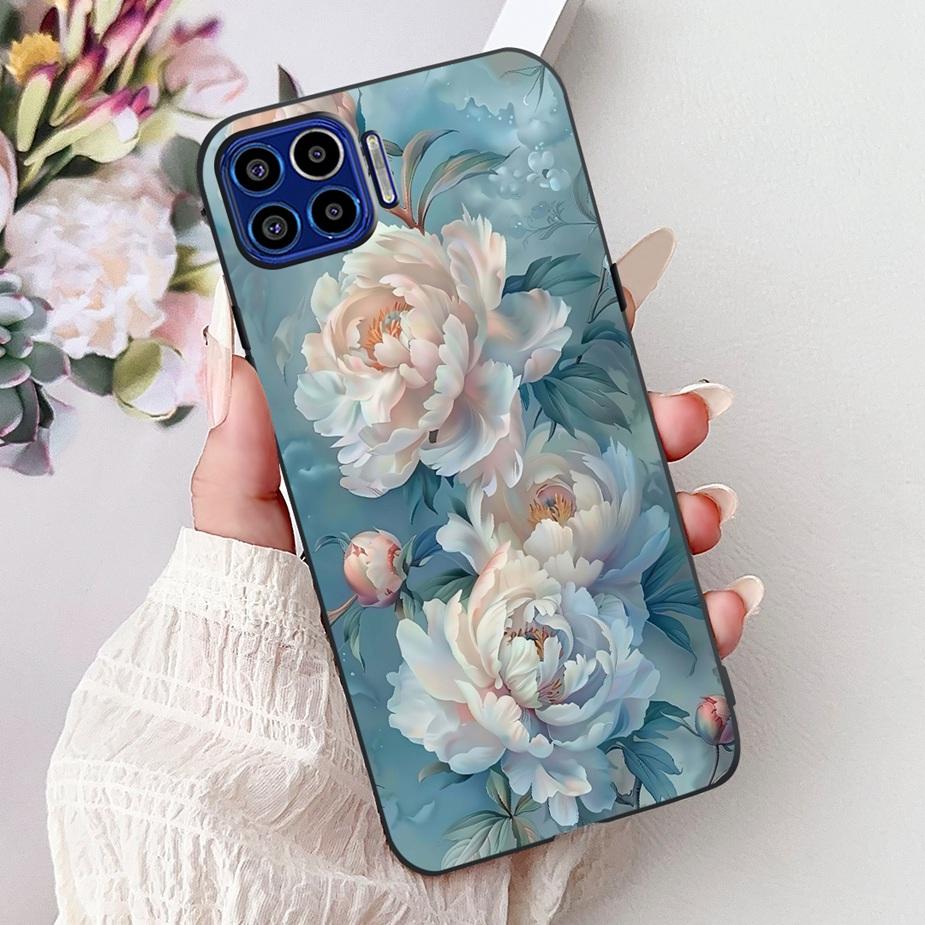 For Motorola Moto One 5G Case Luxury Fashion Painted Cover 6.7'' Soft TPU Phone Case For Motorola One MotoOne 5G Back Cover Bags