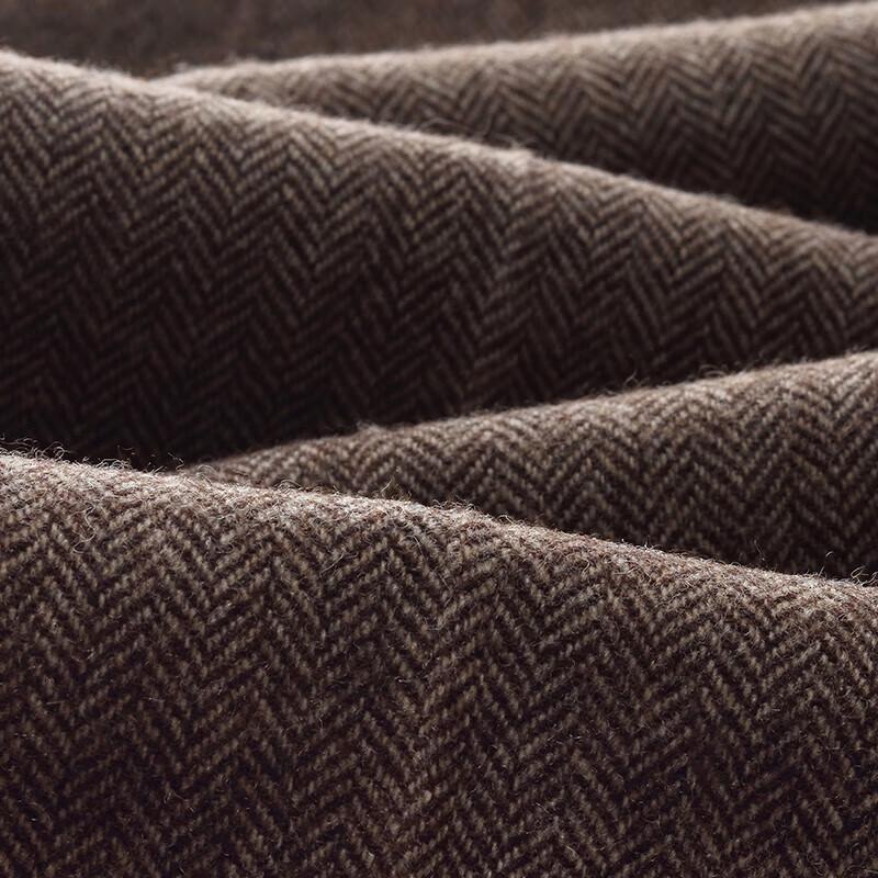 GOELIA Women's Washed Wool Straight-Leg Trousers